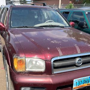 2002 Nissan Pathfinder Red